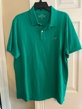 Vineyard Vines Teal-Green Men's Polo